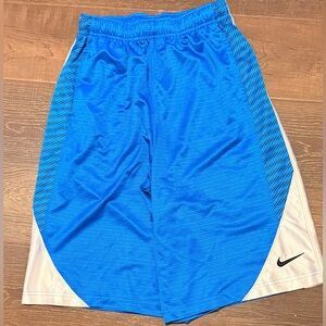 Nike Kids Bright Blue and White Shorts